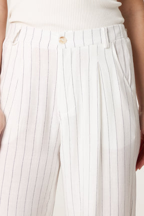 Striped Linen Trousers