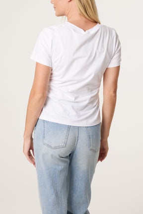 Embellished Bear & Chihuahua T-Shirt