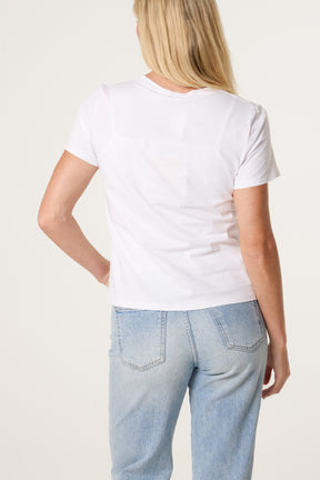 Marine Life Embellished T-Shirt