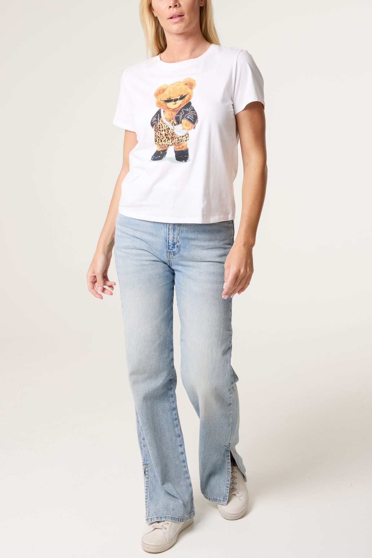 Embellished Rock Star Bear T-Shirt