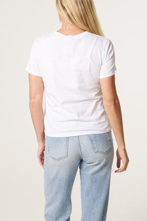 Embellished Shopping Bear T-Shirt