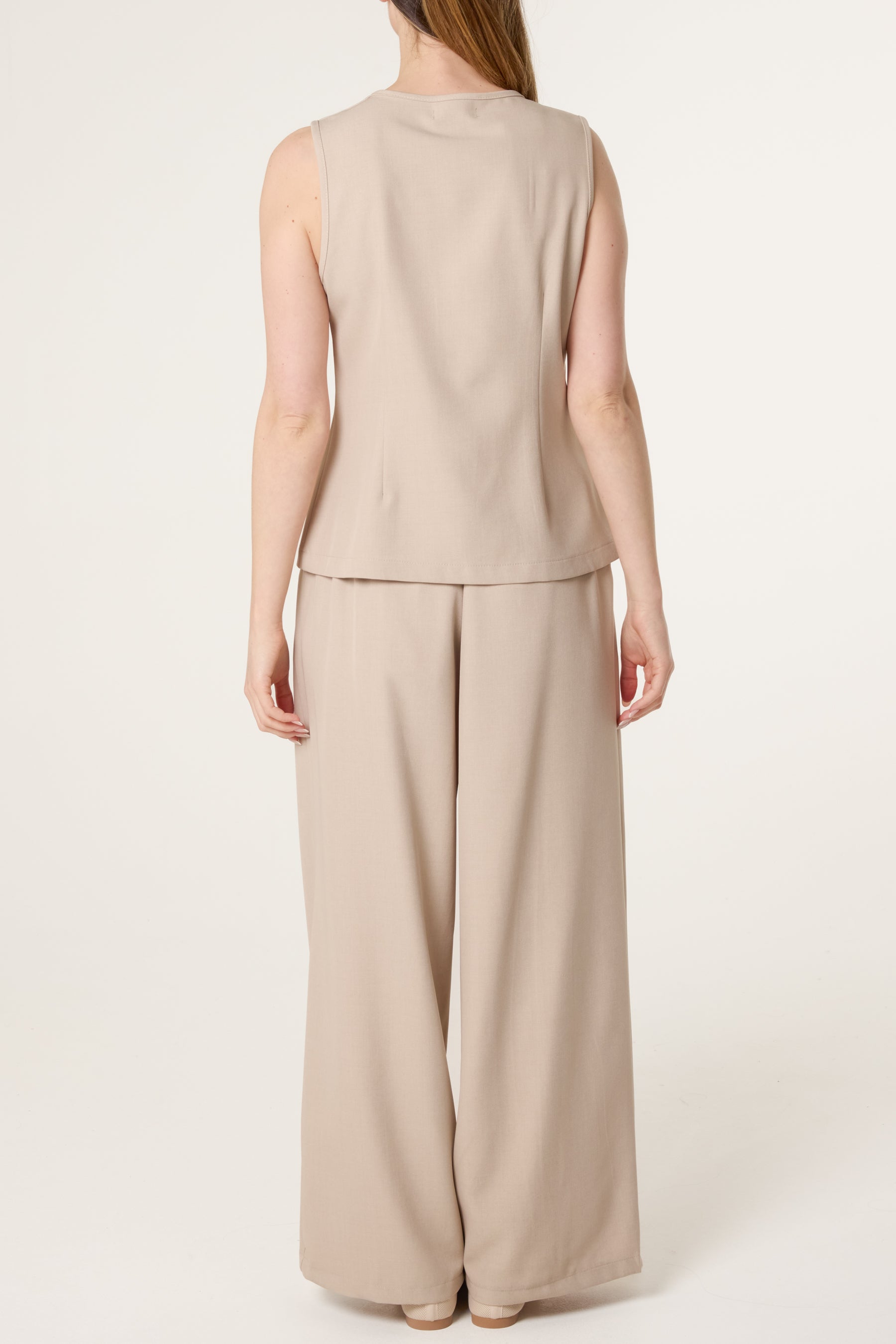 Gold Button Waistcoat & Trouser Tailored Co-Ord
