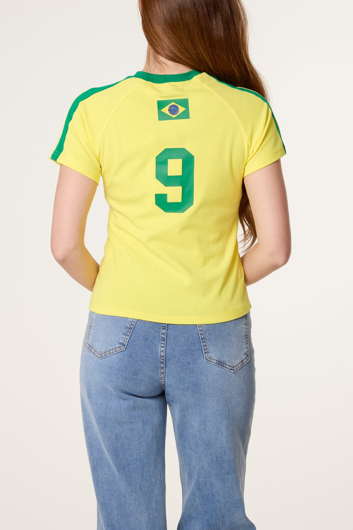 Brazil Bling Football T-Shirt