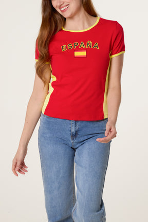 Espana Bling Football T-Shirt