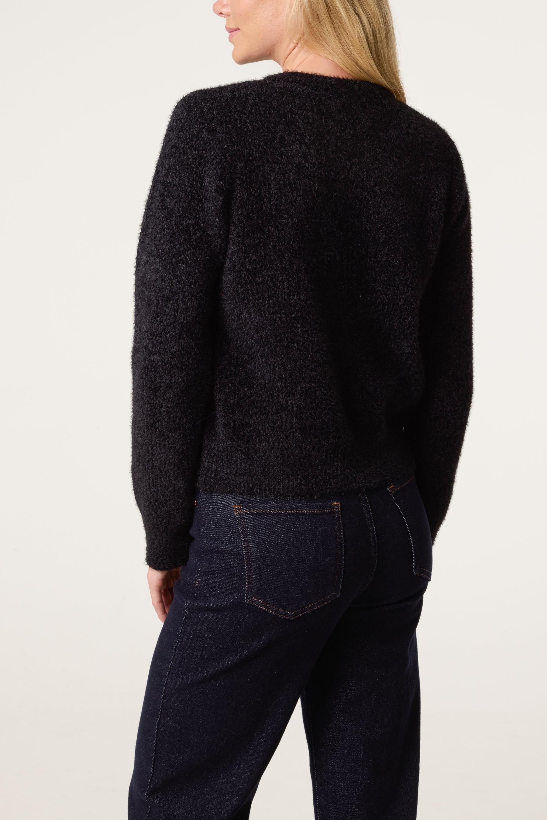 Cardigan Featuring Soft Textured Finish