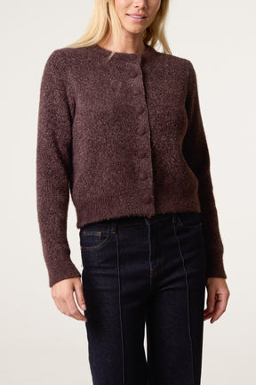 Cardigan Featuring Soft Textured Finish