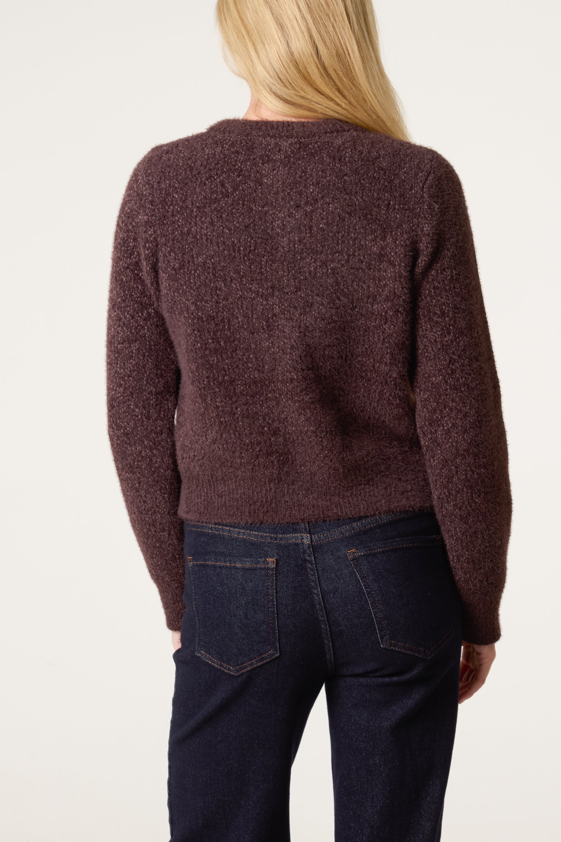 Cardigan Featuring Soft Textured Finish