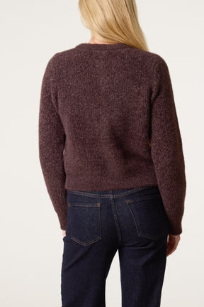 Cardigan Featuring Soft Textured Finish