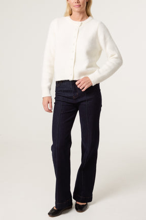 Cardigan Featuring Soft Textured Finish