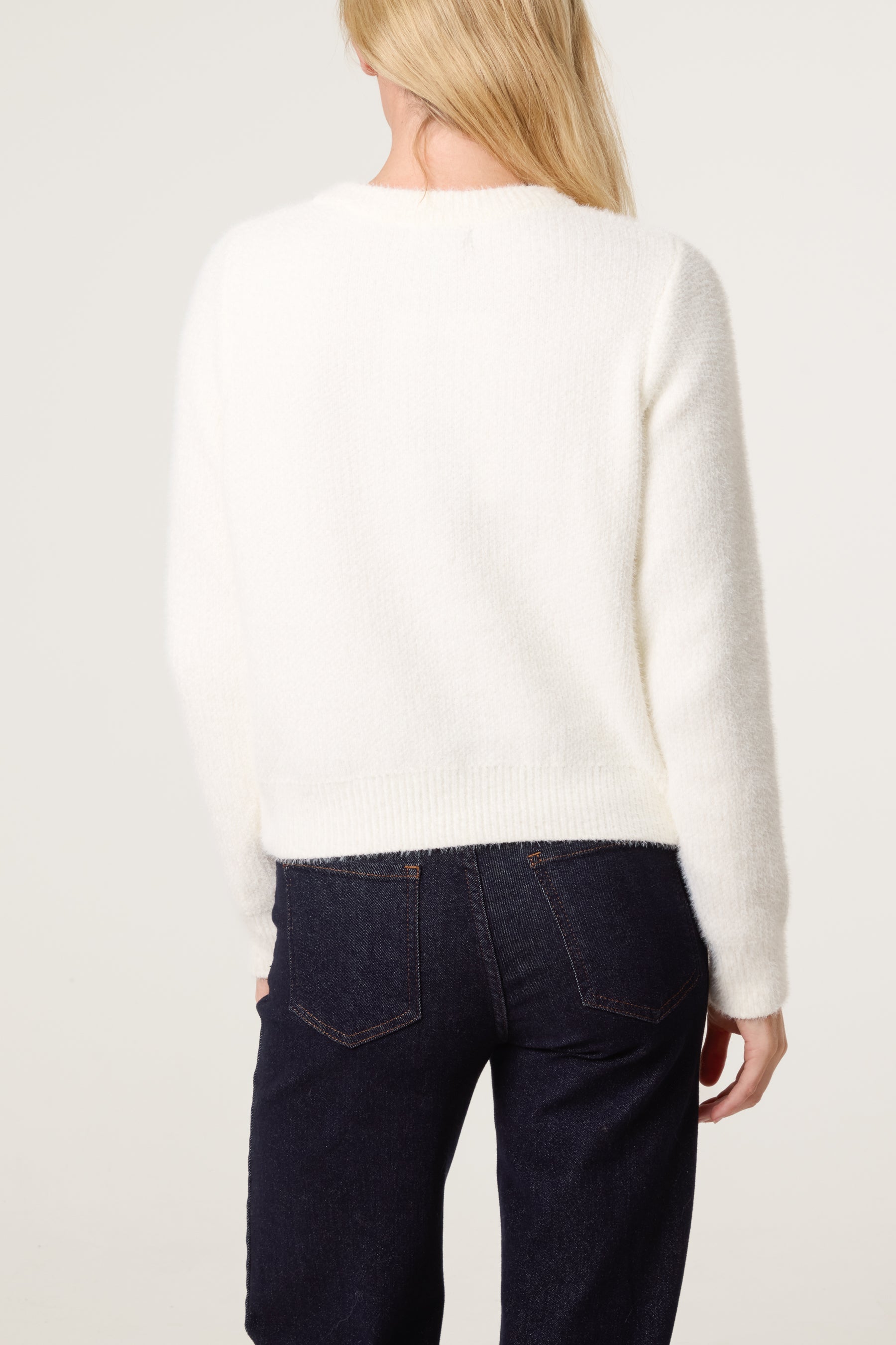 Cardigan Featuring Soft Textured Finish