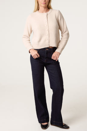 Cardigan Featuring Soft Textured Finish