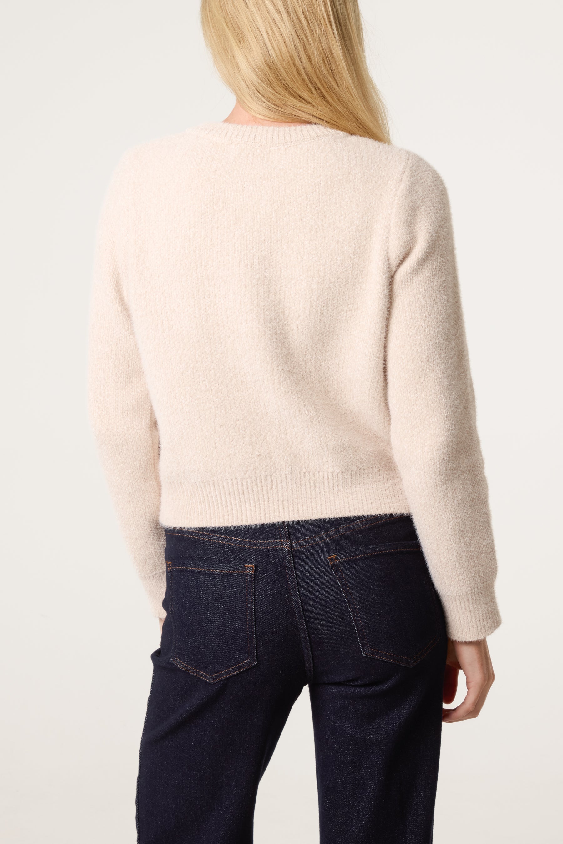 Cardigan Featuring Soft Textured Finish