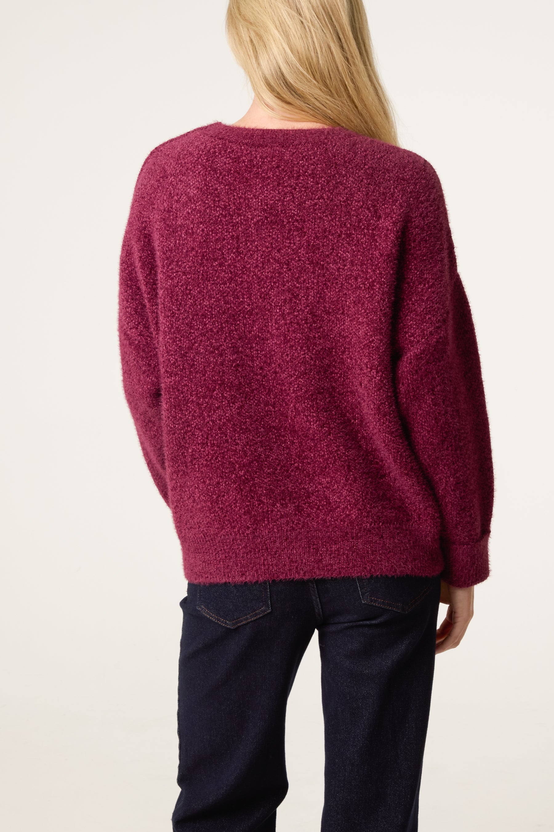 Essential Fluffy Long Sleeve Jumper