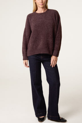 Essential Fluffy Long Sleeve Jumper
