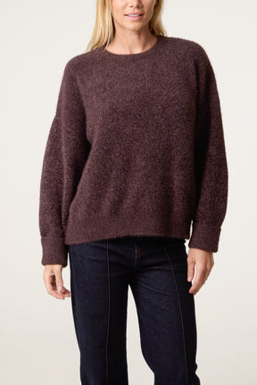 Essential Fluffy Long Sleeve Jumper
