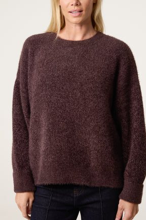 Essential Fluffy Long Sleeve Jumper