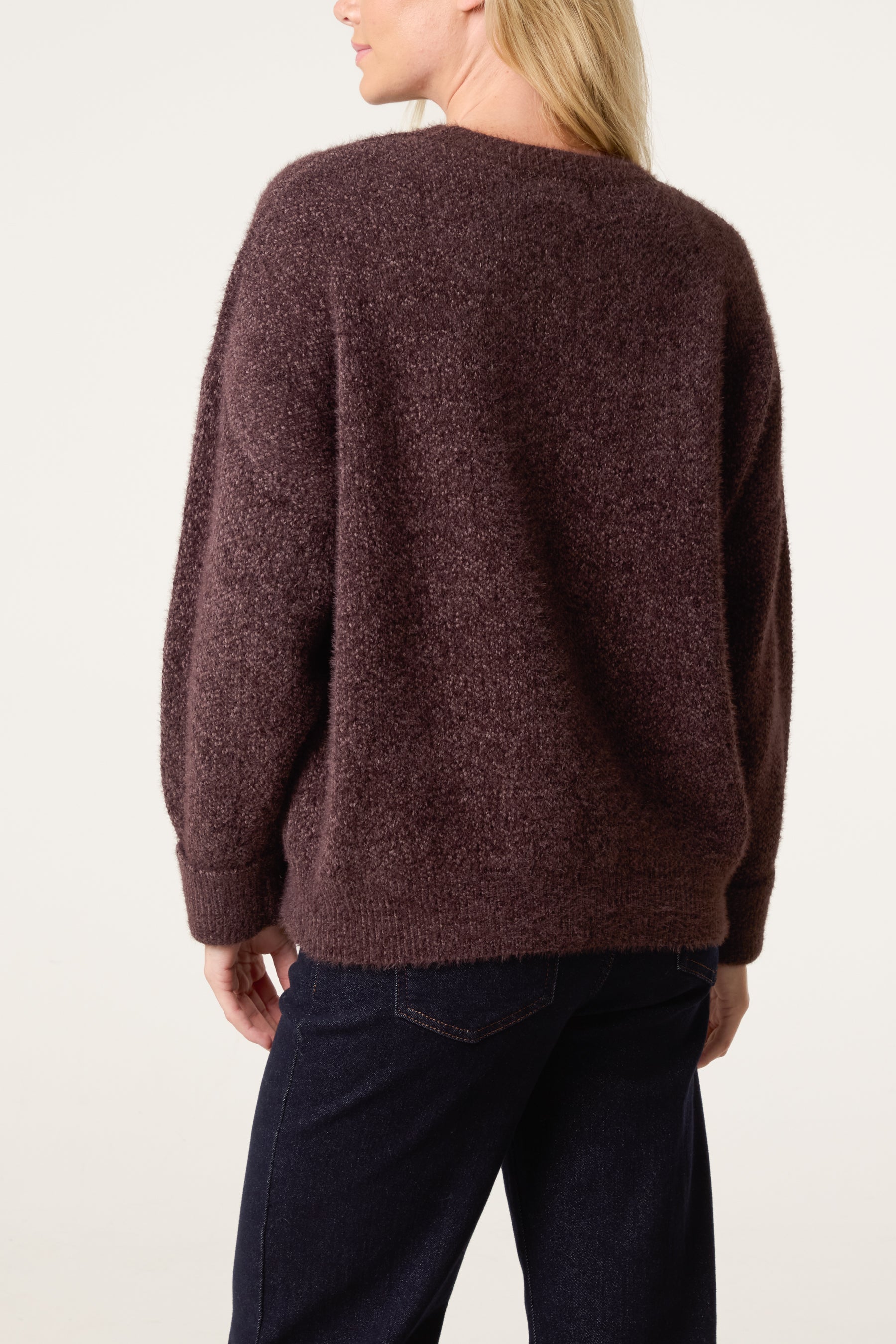 Essential Fluffy Long Sleeve Jumper