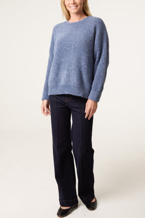 Essential Fluffy Long Sleeve Jumper