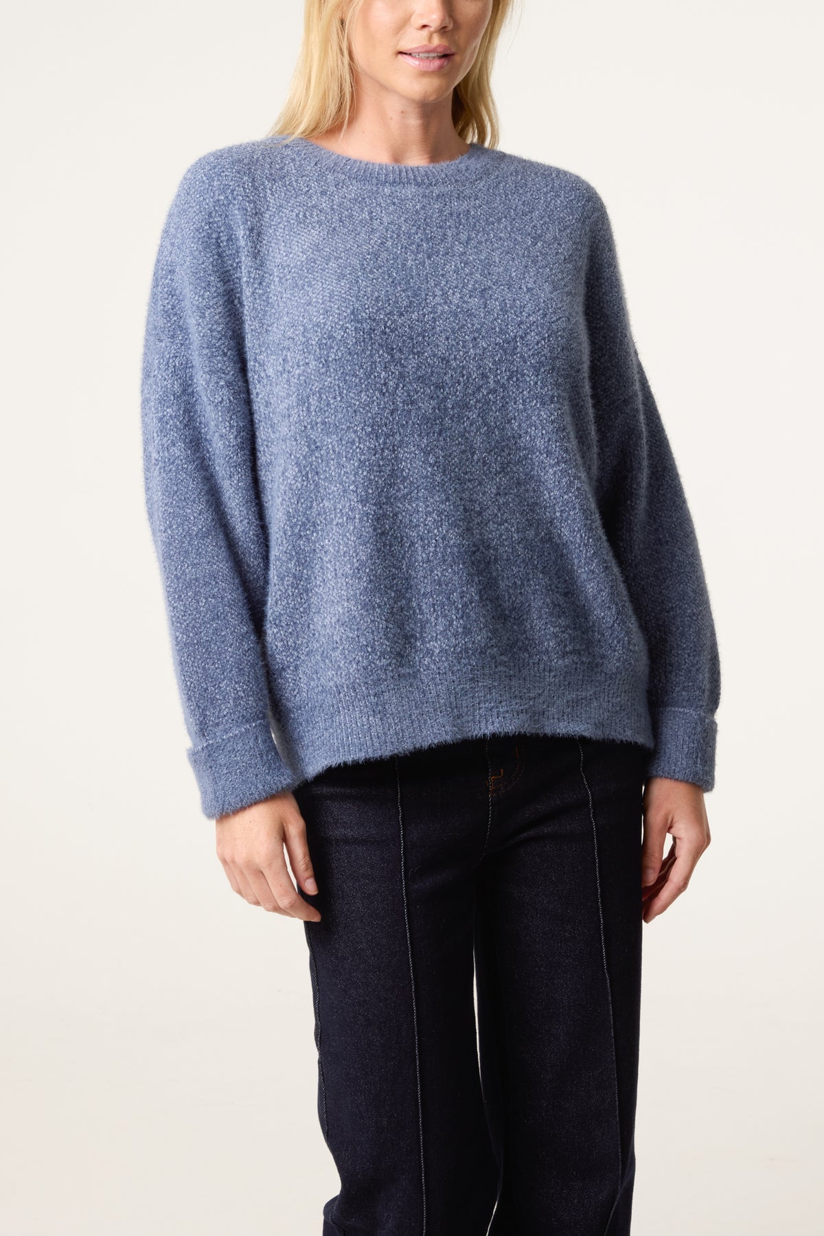 Essential Fluffy Long Sleeve Jumper