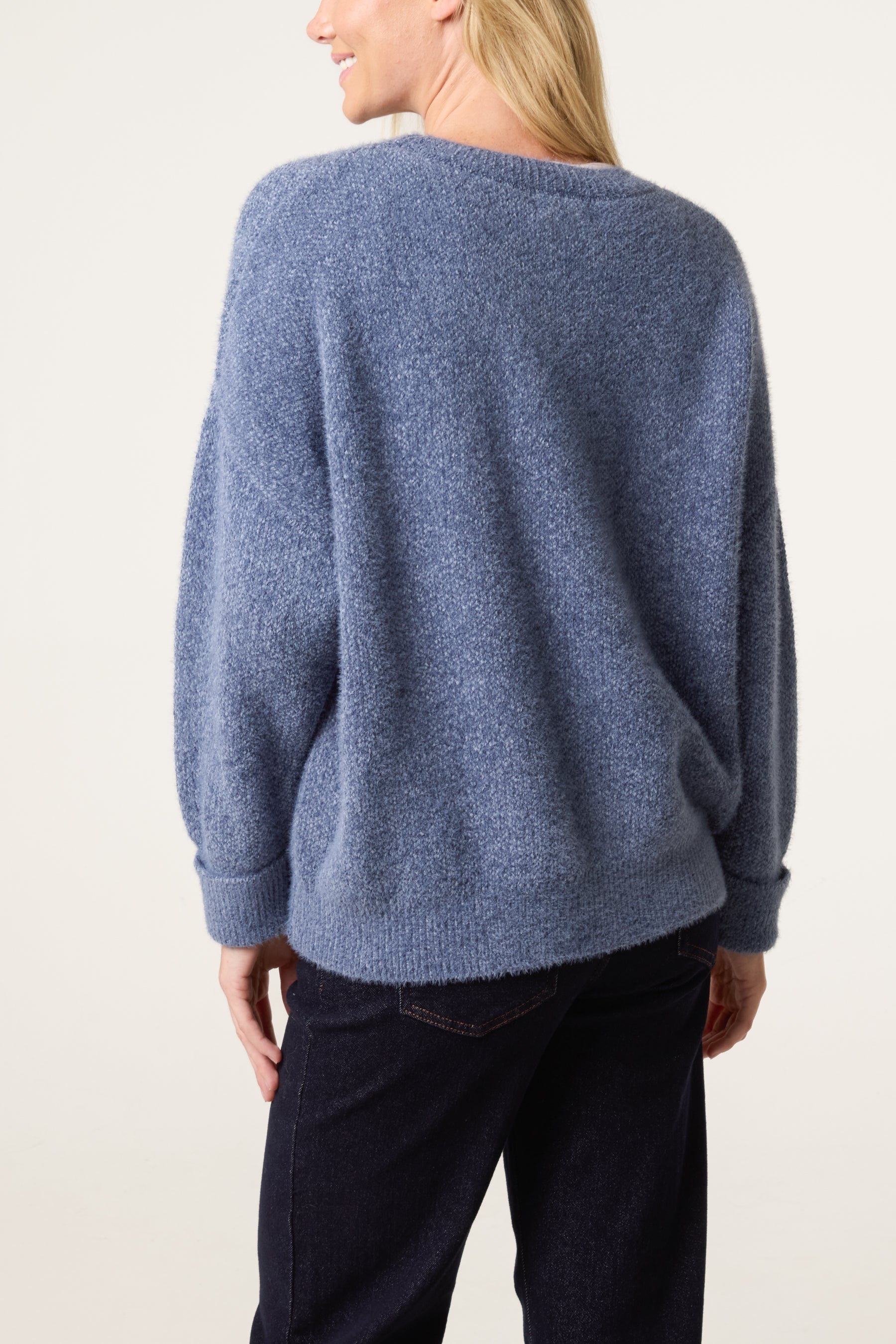 Essential Fluffy Long Sleeve Jumper