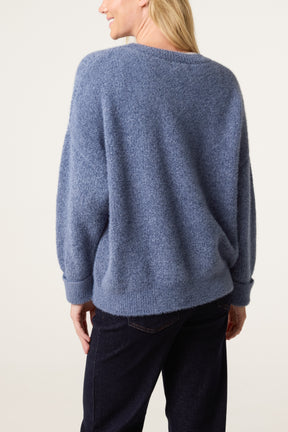 Essential Fluffy Long Sleeve Jumper