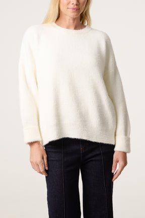 Essential Fluffy Long Sleeve Jumper