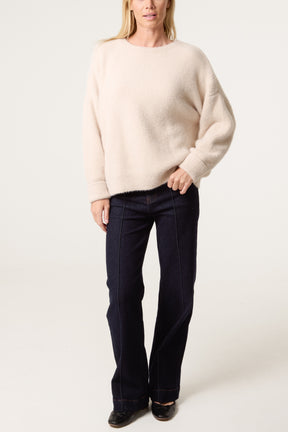 Essential Fluffy Long Sleeve Jumper