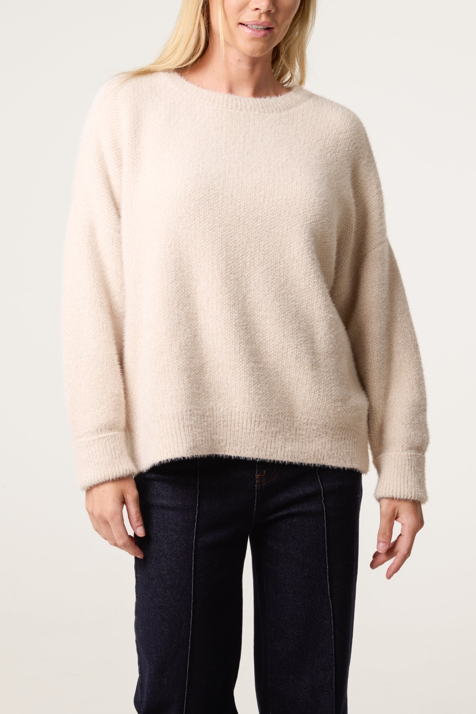 Essential Fluffy Long Sleeve Jumper