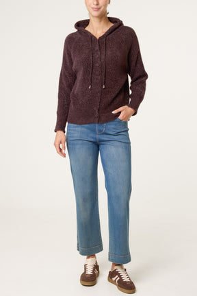 Essential Button Up Cosy Hoodie