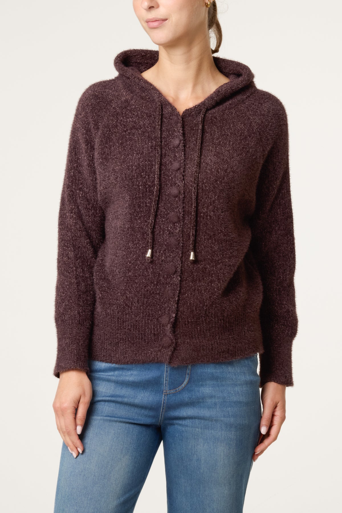 Essential Button Up Cosy Hoodie