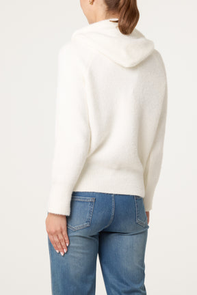 Essential Button Up Cosy Hoodie