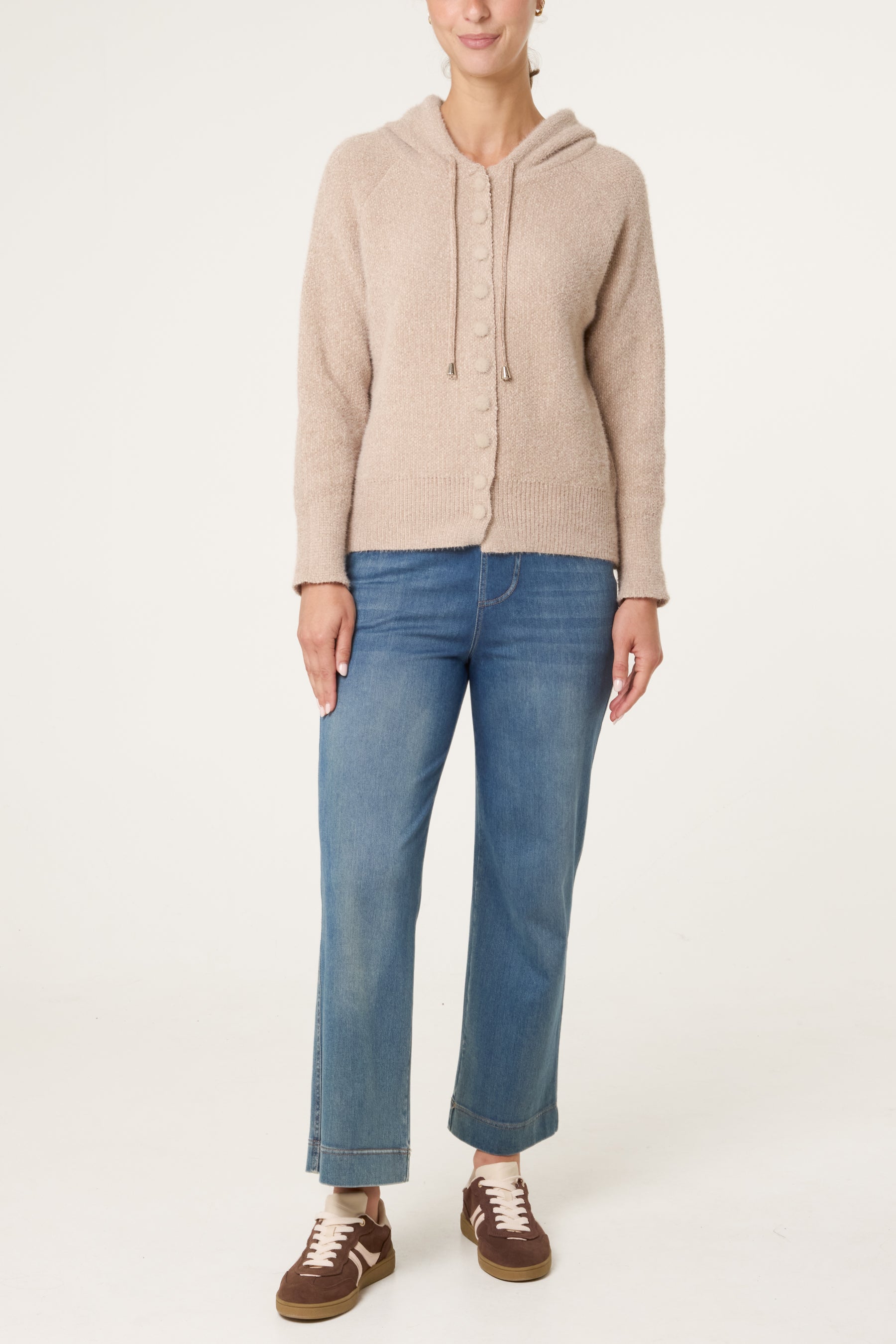 Essential Button Up Cosy Hoodie