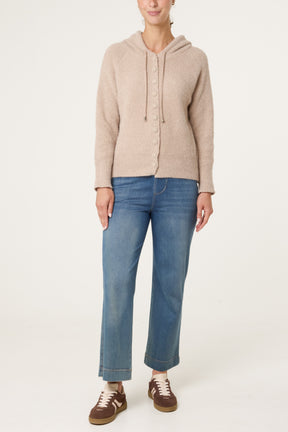 Essential Button Up Cosy Hoodie