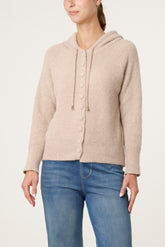 Essential Button Up Cosy Hoodie