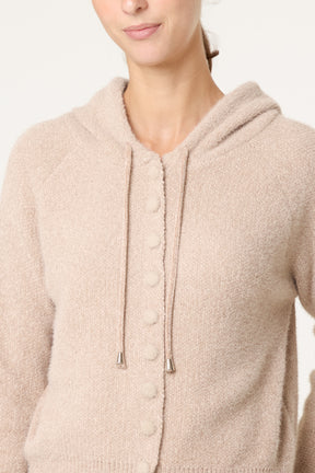 Essential Button Up Cosy Hoodie
