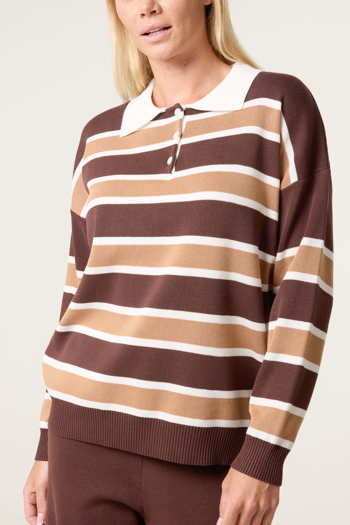 Stripe Knit Co-Ord Set