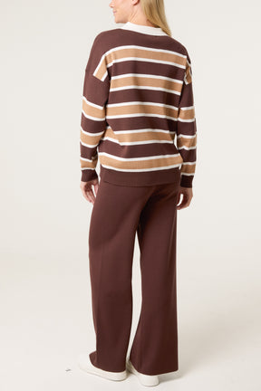Stripe Knit Co-Ord Set