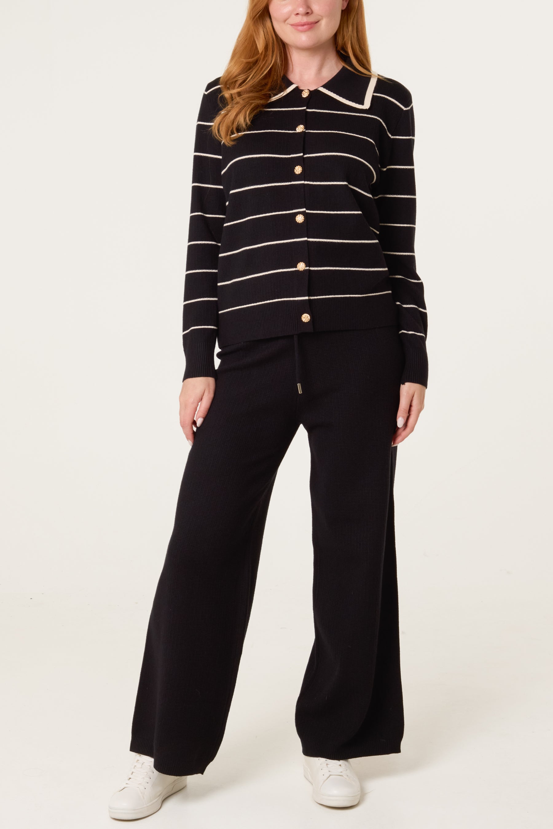 Striped Knit Co-Ord Set