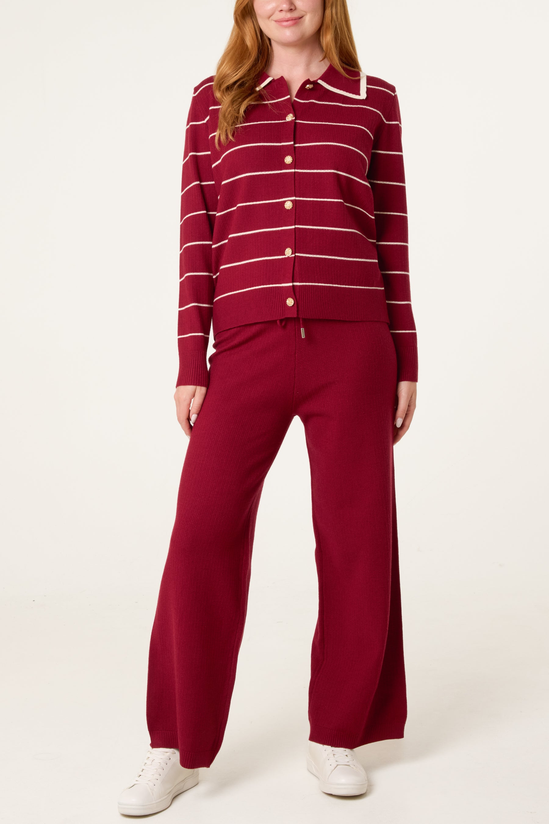 Striped Knit Co-Ord Set