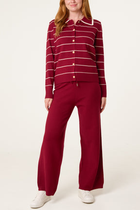 Striped Knit Co-Ord Set