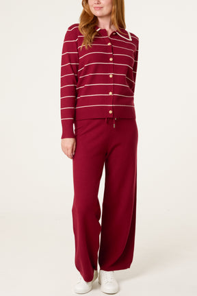 Striped Knit Co-Ord Set