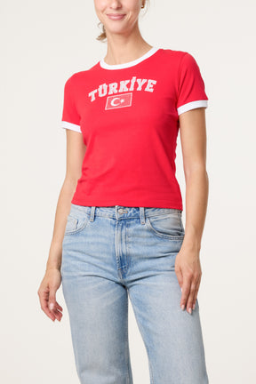 Turkiye Bling Football T-shirt