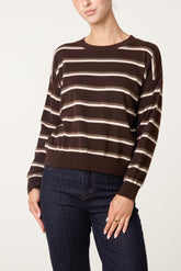 Striped Classic Round Neckline Jumper