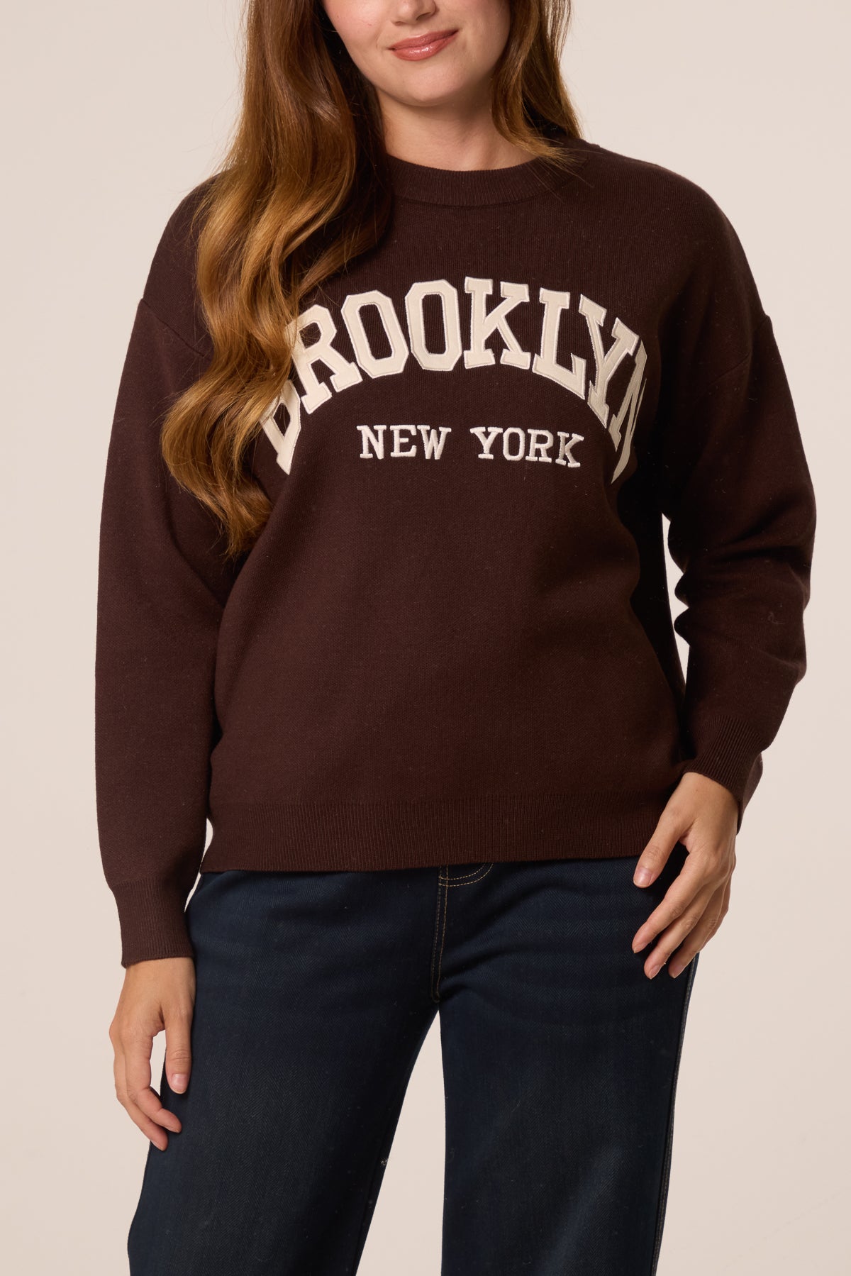Brooklyn New York Light Knit Jumper