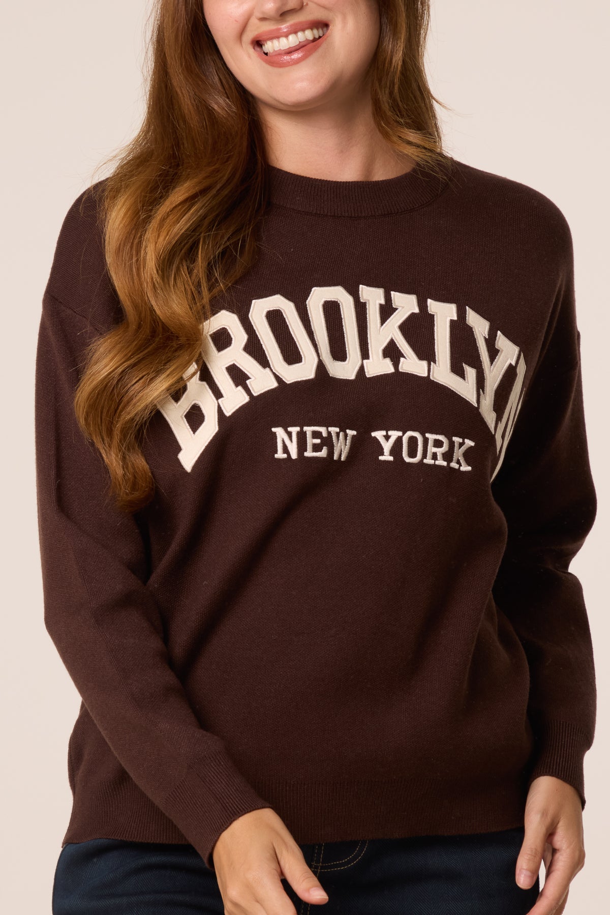 Brooklyn New York Light Knit Jumper