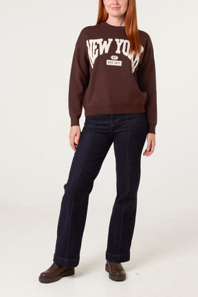 New York 1977 Light Knit Jumper