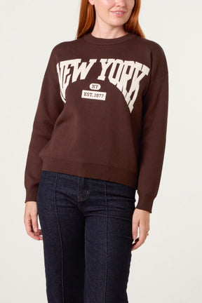 New York 1977 Light Knit Jumper