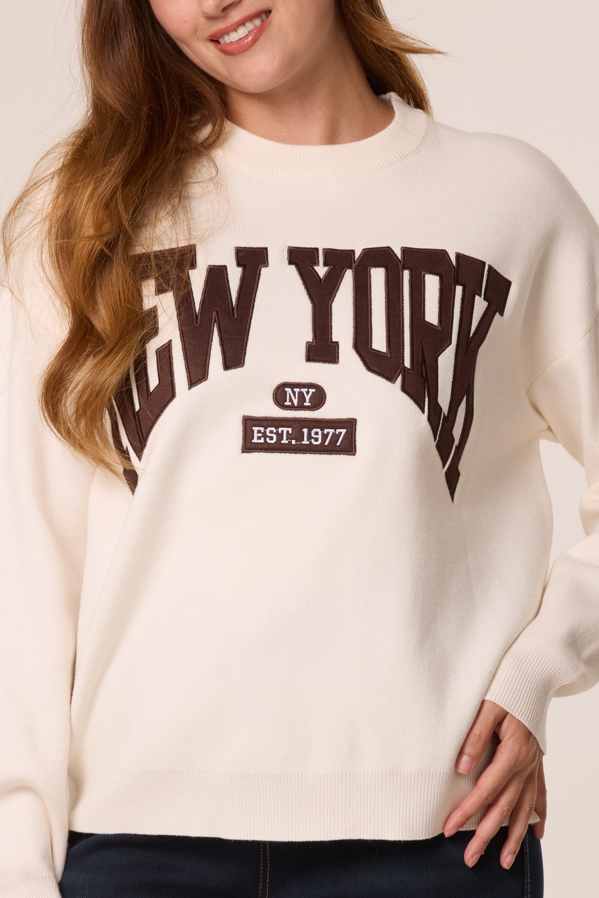 New York 1977 Light Knit Jumper