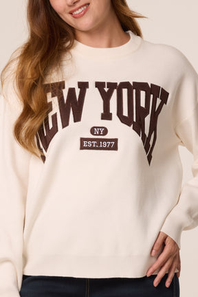New York 1977 Light Knit Jumper