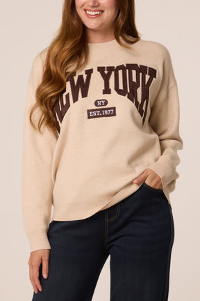 New York 1977 Light Knit Jumper